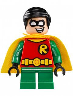 LEGO Minifigure-Robin - Short Legs-Super Heroes / Mighty Micros / Batman II-SH244-Creative Brick Builders